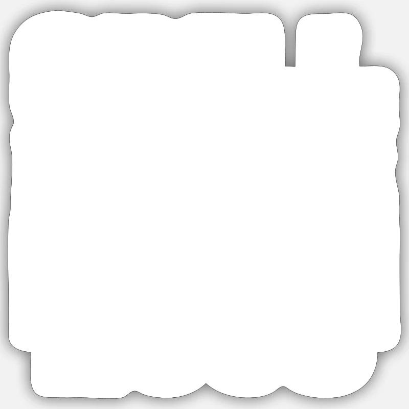 2009 - Sticker size S (10 x 10 cm) - white matte
