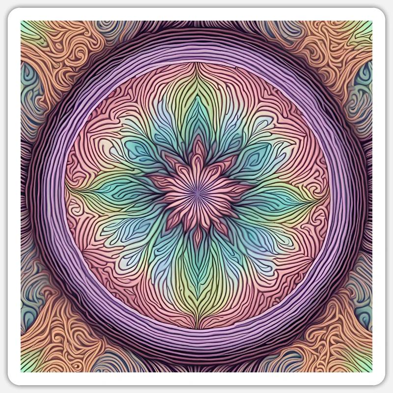 Pattern pastel1 Sticker size S (10 x 10 cm)