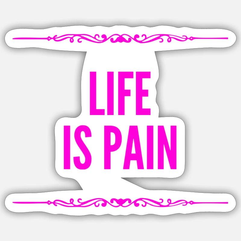 so eine Qual Sticker Größe S (10 x 10 cm)