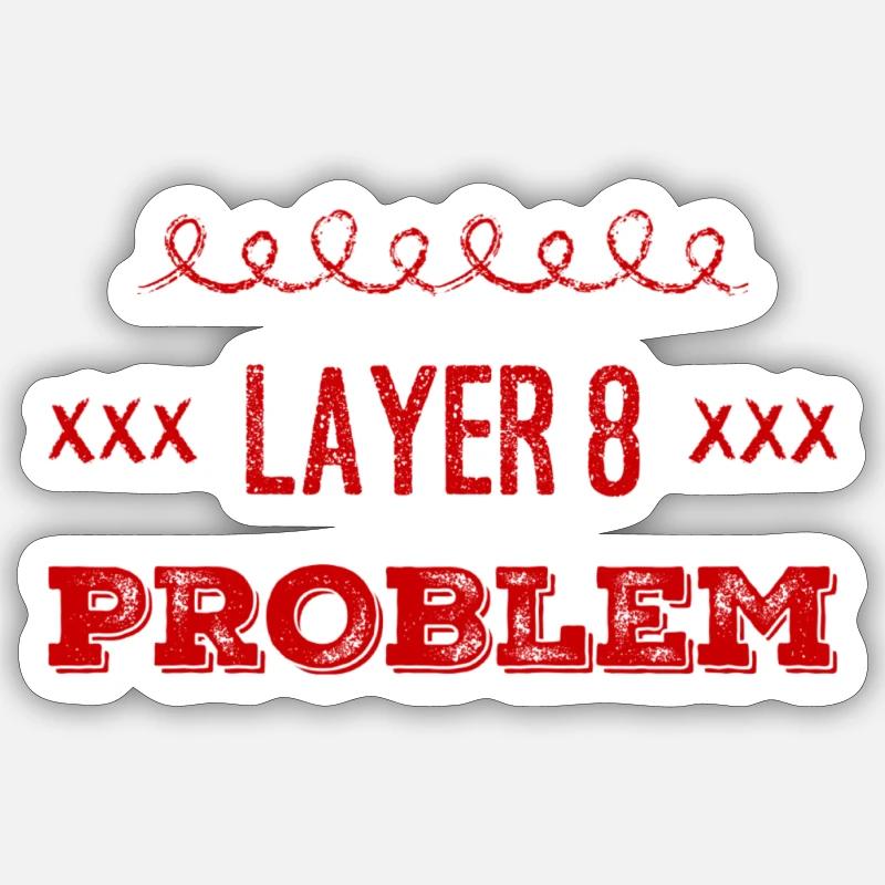 Layer 8 again Sticker size S (10 x 10 cm)
