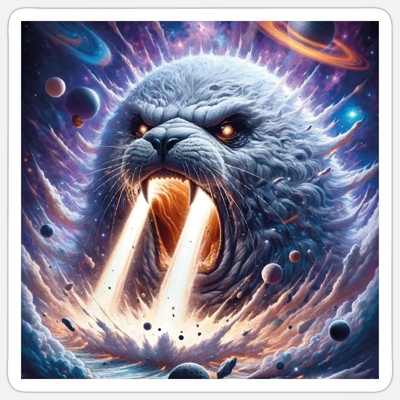 Super Robbe Sticker Größe S (10 x 10 cm)