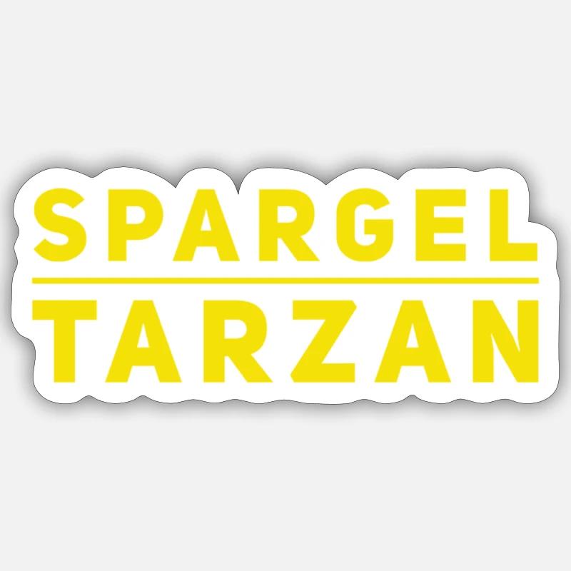 ich bin ein schlanker Mann Sticker Größe S (10 x 10 cm)