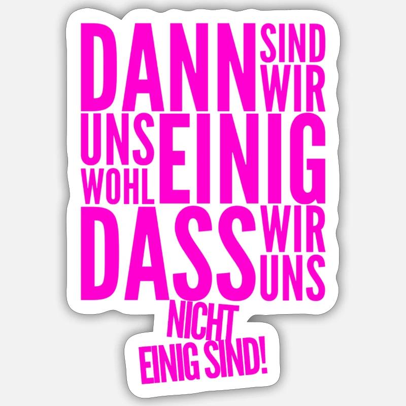 Sticker Größe S (10 x 10 cm) - 