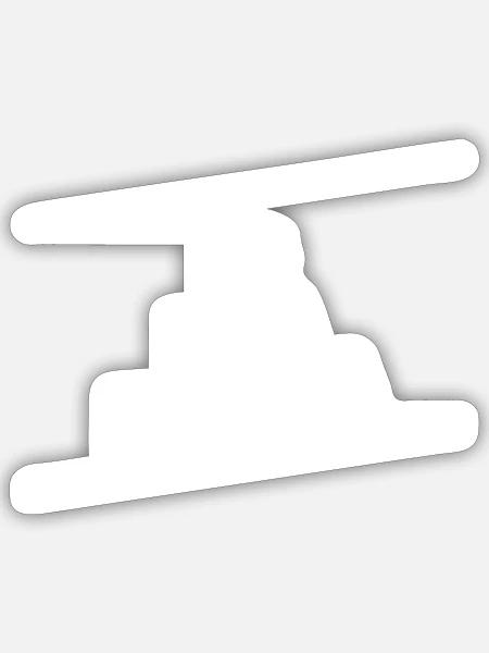 ich geh auch - Sticker Größe S (10 x 10 cm) - Mattweiß