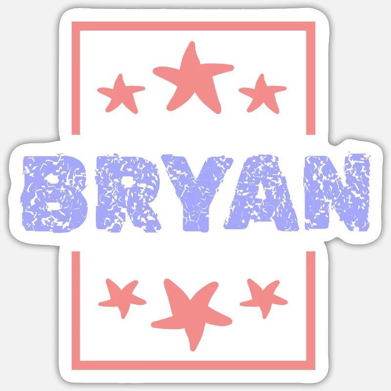 Bryan Bryan Sticker taille S (10 x 10 cm)