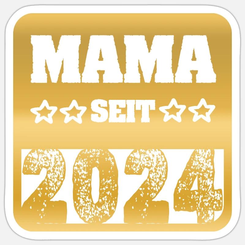 2024 - Sticker Größe S (10 x 10 cm) - Mattweiß