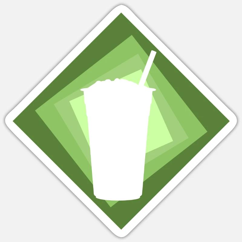 Bubble Tea Bubbletee Bubble Sticker Größe S (10 x 10 cm)