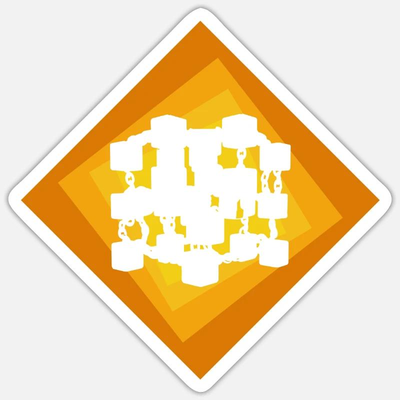 Crypto Cryptocurrency Kryptowährung Sticker size S (10 x 10 cm)