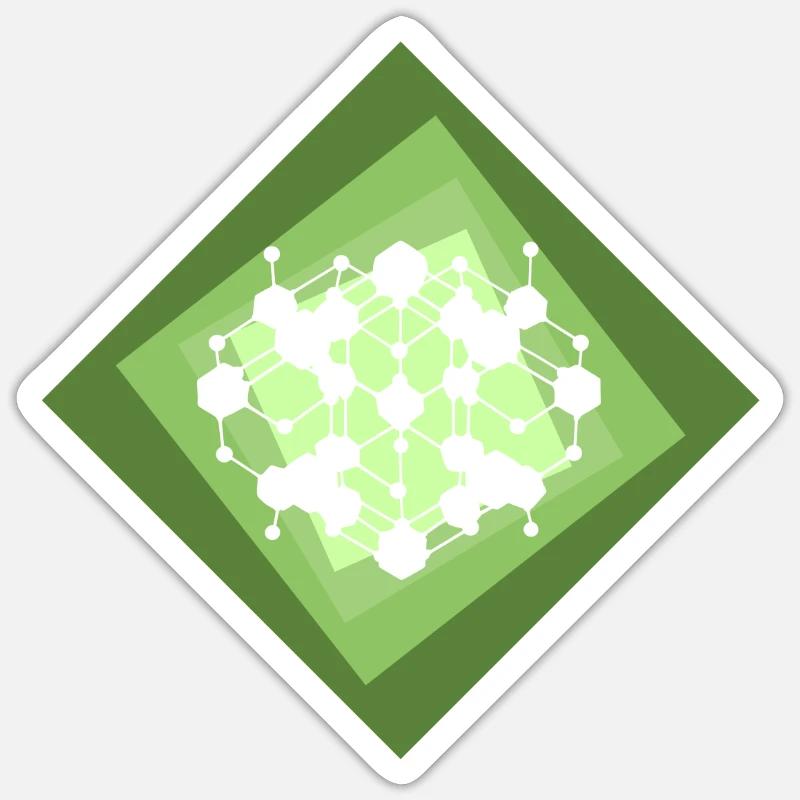 Crypto Cryptowährung Cryptocurrency - Sticker Größe S (10 x 10 cm) - Mattweiß
