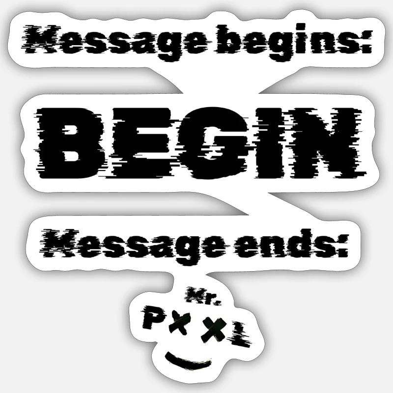 Sticker size S (10 x 10 cm) - 