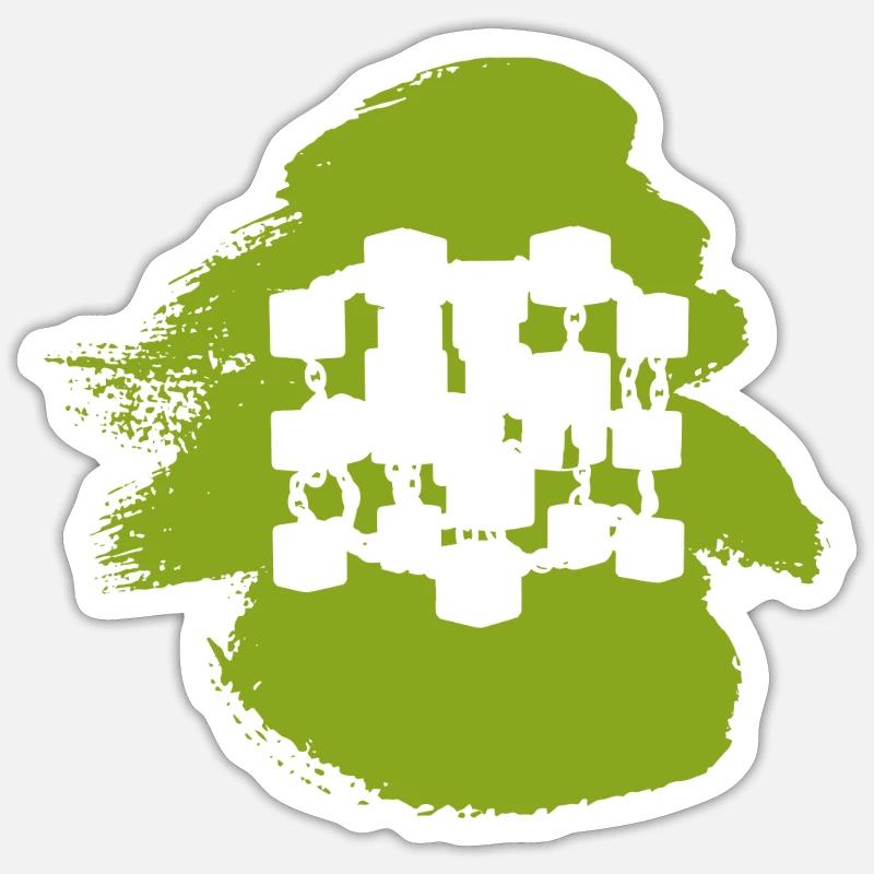 Cryptowährung Cryptowährung Cryptocurrency - Sticker Größe S (10 x 10 cm) - Mattweiß