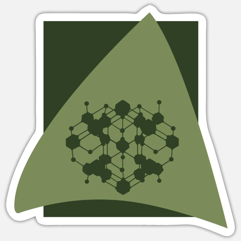 Crypto-monnaie Blockchain Bitcoin - Sticker taille S (10 x 10 cm) - blanc mat