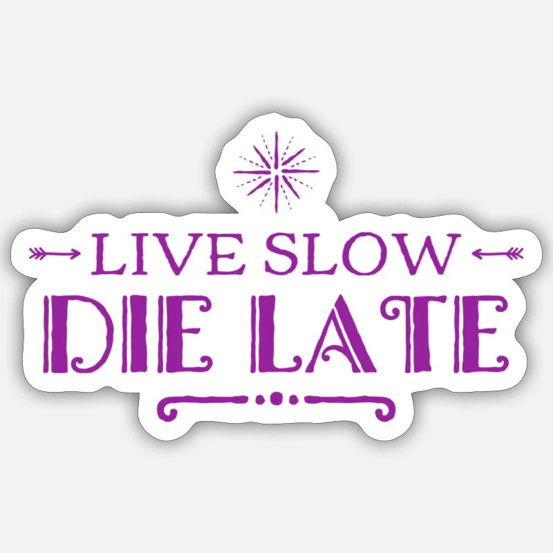 Le défunt - Sticker taille S (10 x 10 cm) - blanc mat