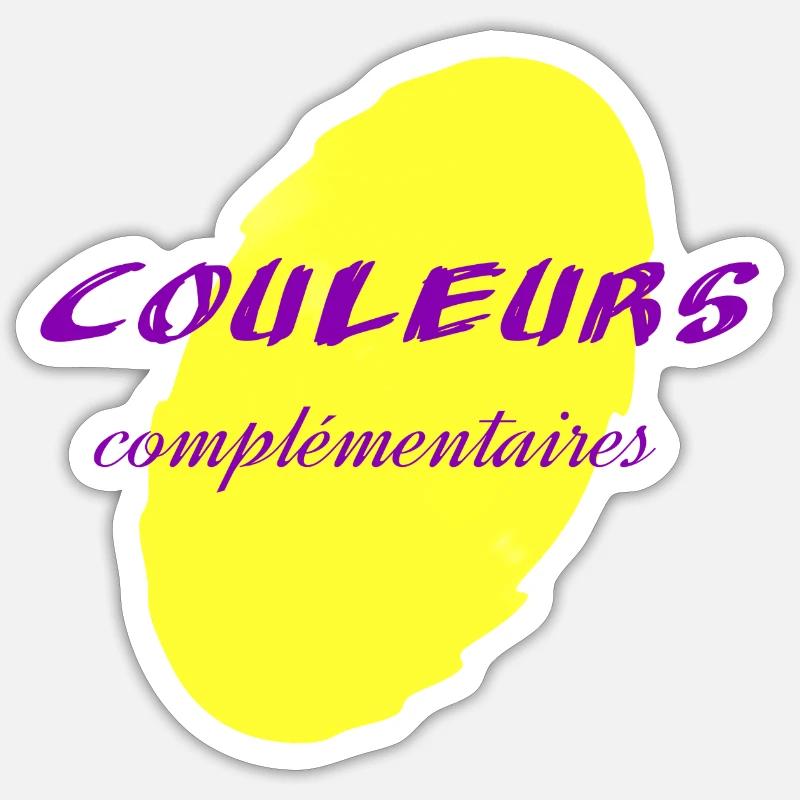Couleurs complementaires 3 Sticker taille S (10 x 10 cm)