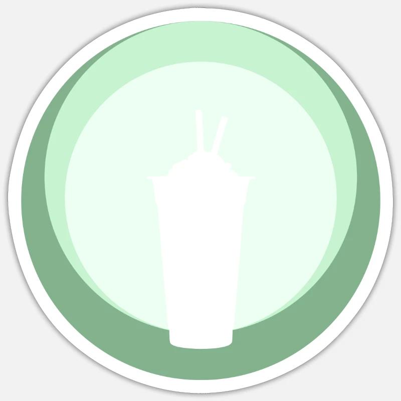 Tee Boba Bubble Sticker Größe S (10 x 10 cm)