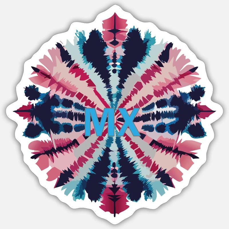 MX - Sticker Größe S (10 x 10 cm) - Mattweiß