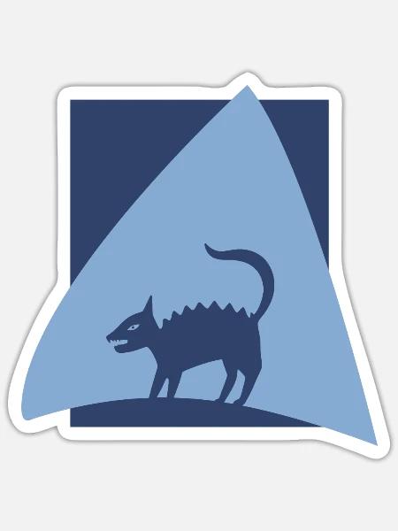 Märchen Bigfoot Fabel - Sticker Größe S (10 x 10 cm) - Mattweiß