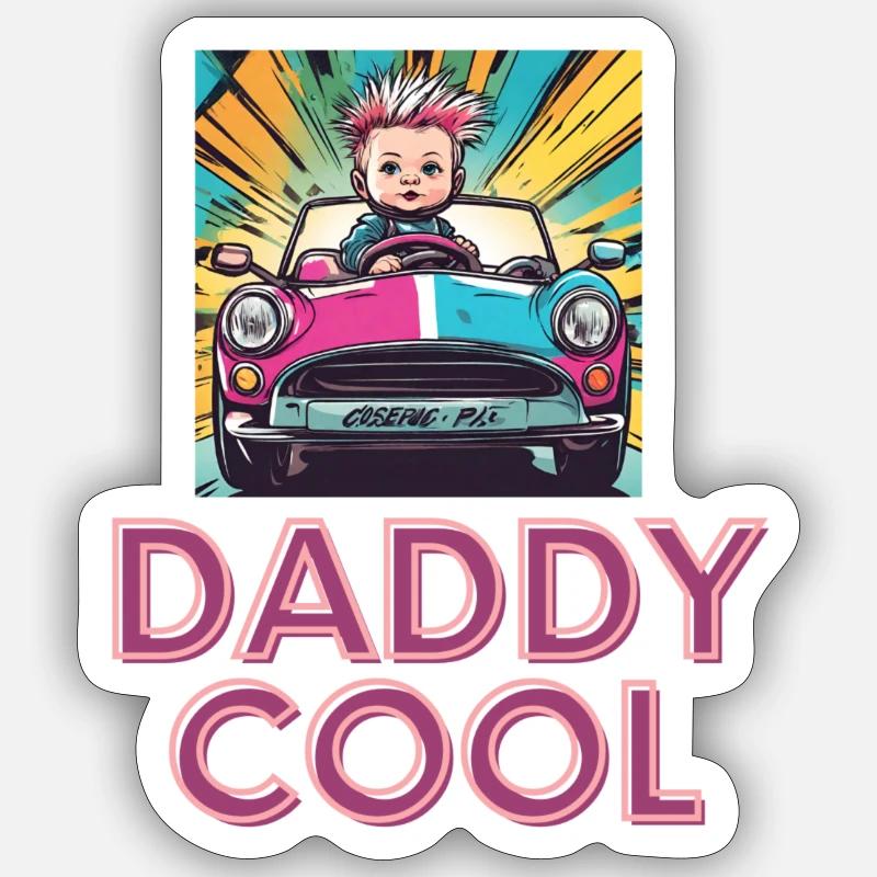 DaDdY COOL Sticker Größe S (10 x 10 cm)