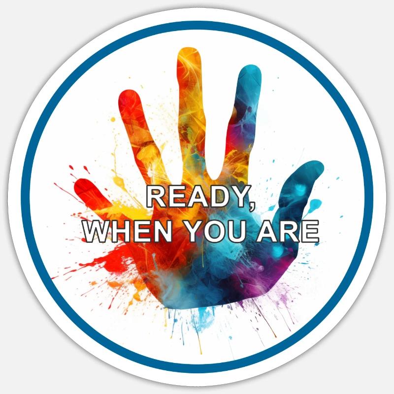 Sticker Größe S (10 x 10 cm) - 