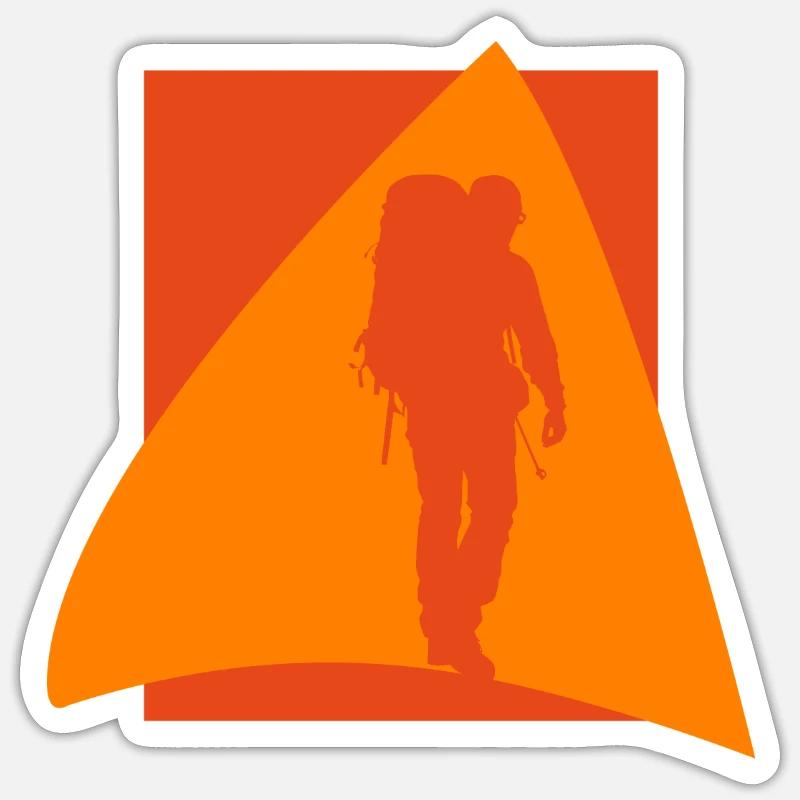 Backpack Pilgrim Backpack - Sticker size S (10 x 10 cm) - white matte
