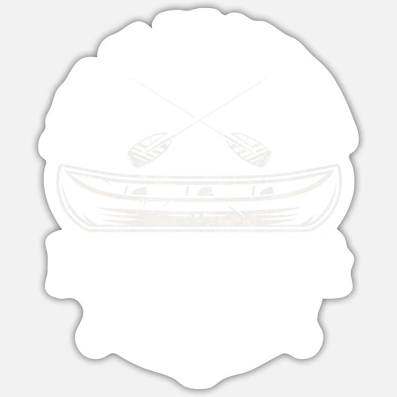 Rameur, barreur, compétition, musculation - Sticker taille S (10 x 10 cm) - blanc mat