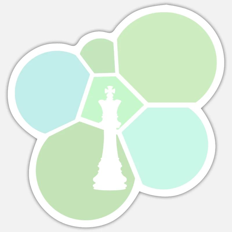 Checkmate Checkmate Strategy - Sticker size S (10 x 10 cm) - white matte