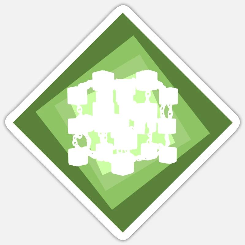 Sticker Größe S (10 x 10 cm) - 