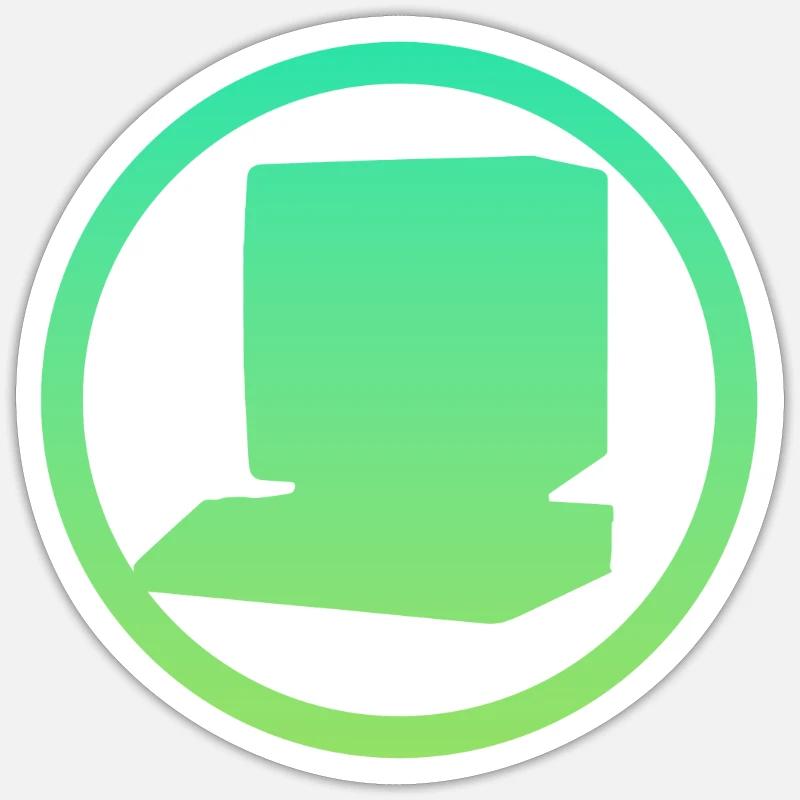 Computer Work Computer Work Computer Sticker size S (10 x 10 cm)