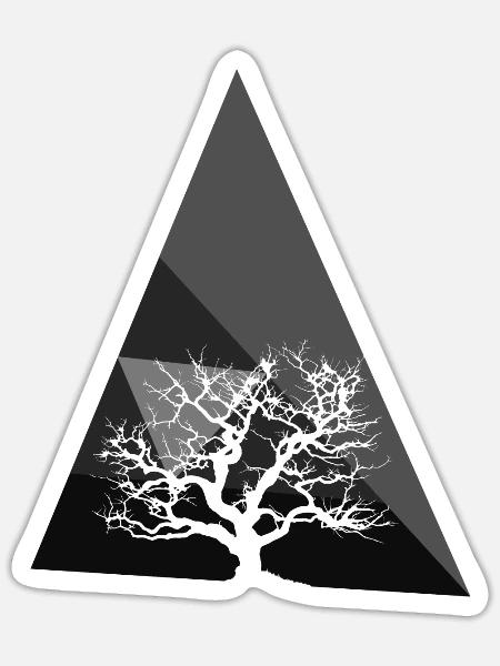Botanik Botanik Blume - Sticker Größe S (10 x 10 cm) - Mattweiß