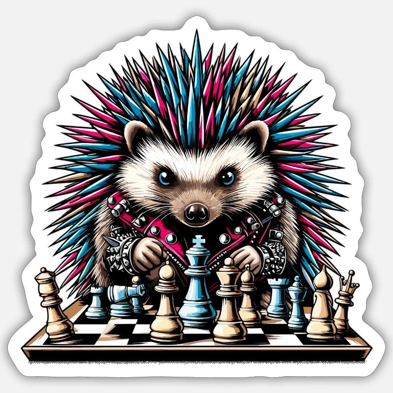 Igel Sticker Größe S (10 x 10 cm)