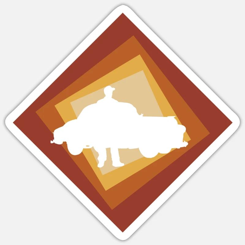 Sticker taille S (10 x 10 cm) -