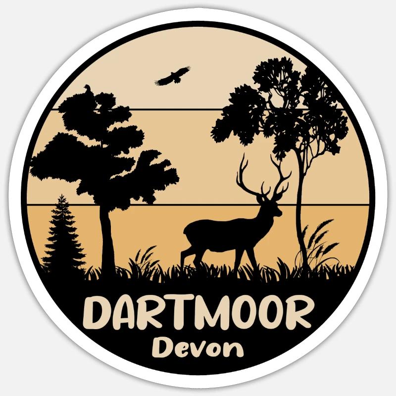 Dartmoor Devon Sticker size S (10 x 10 cm)
