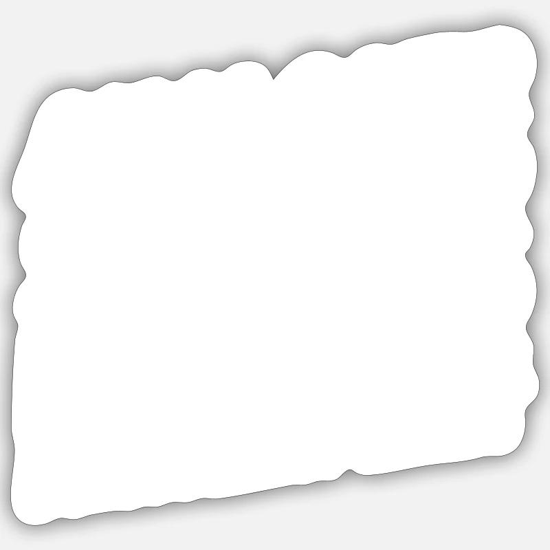 analog player - Sticker size S (10 x 10 cm) - white matte