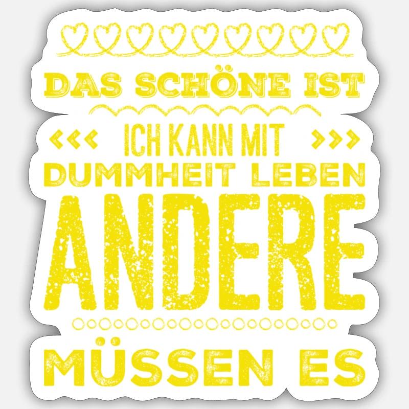 Sticker Größe S (10 x 10 cm) - 