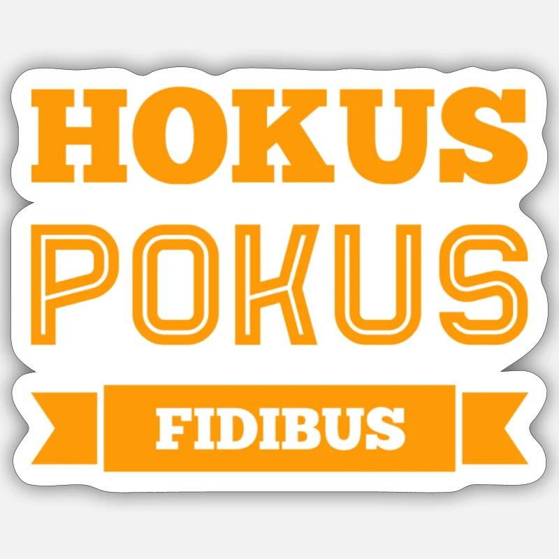 das ist Zauberei - Sticker Größe S (10 x 10 cm) - Mattweiß