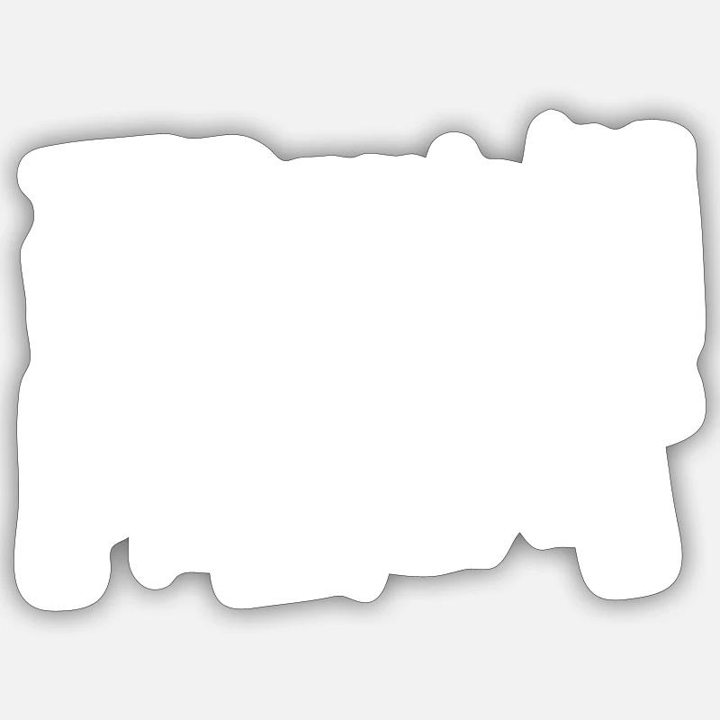 vor dir steht ein Bruchpilot Sticker Größe S (10 x 10 cm)