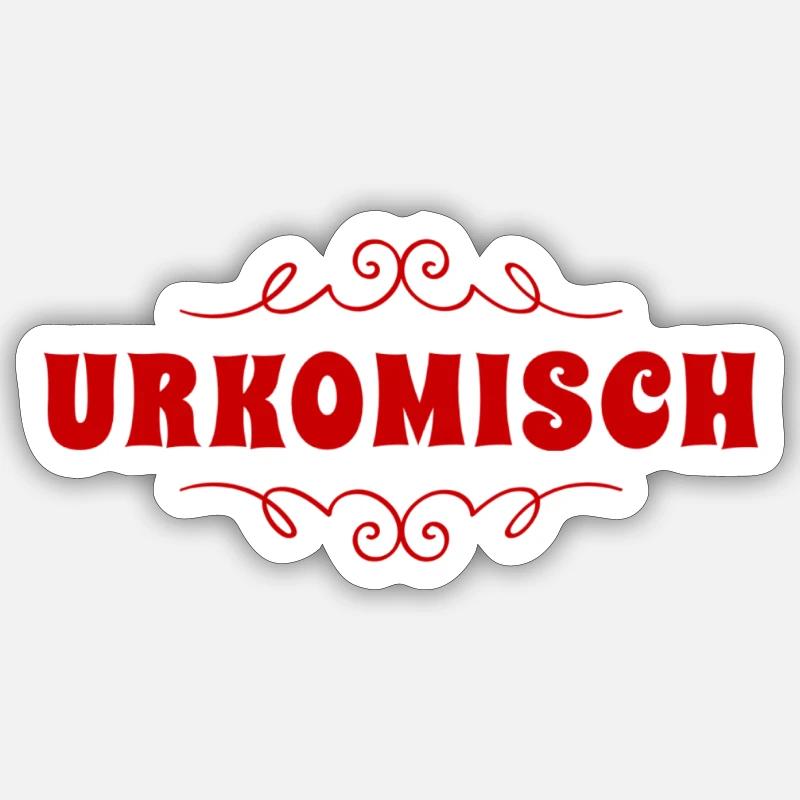 how funny - Sticker size S (10 x 10 cm) - white matte