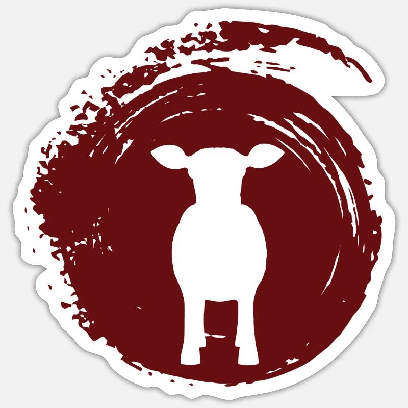 Beef Milk Beef Sticker size S (10 x 10 cm)