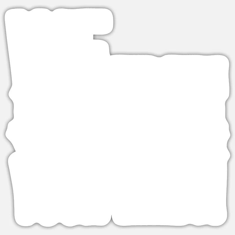 Englisch - Sticker Größe S (10 x 10 cm) - Mattweiß