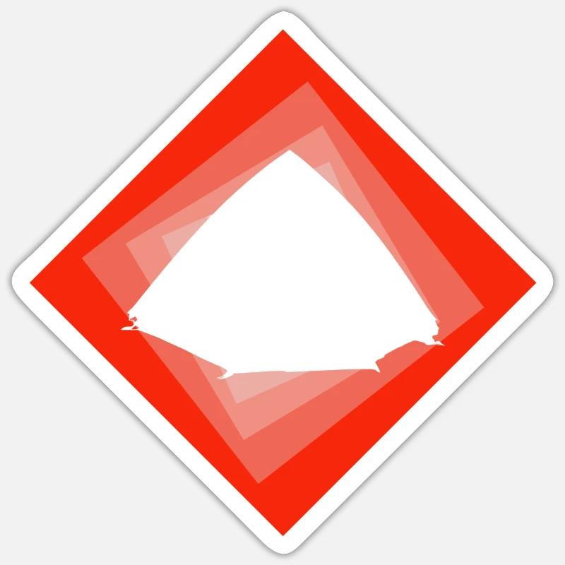 Tentes de camping Tente - Sticker taille S (10 x 10 cm) - blanc mat