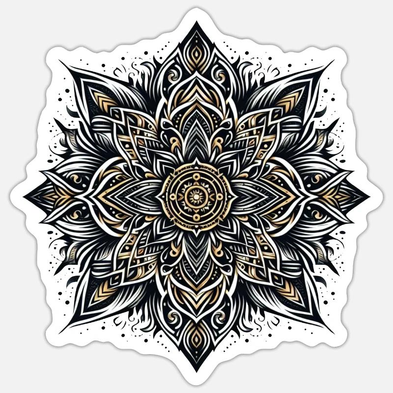 Mandala Harmony move Sticker size S (10 x 10 cm)