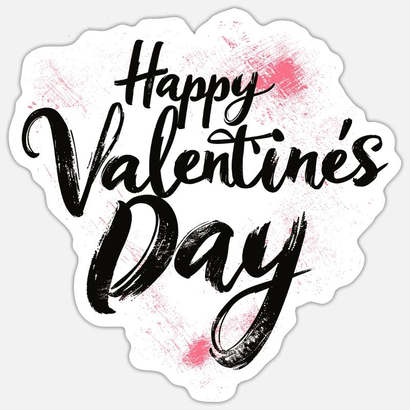 Elegant Valentine's Day - Chic Love Script Sticker size S (10 x 10 cm)