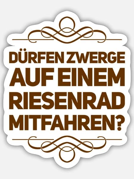 fahren die mit? - Sticker Größe S (10 x 10 cm) - Mattweiß