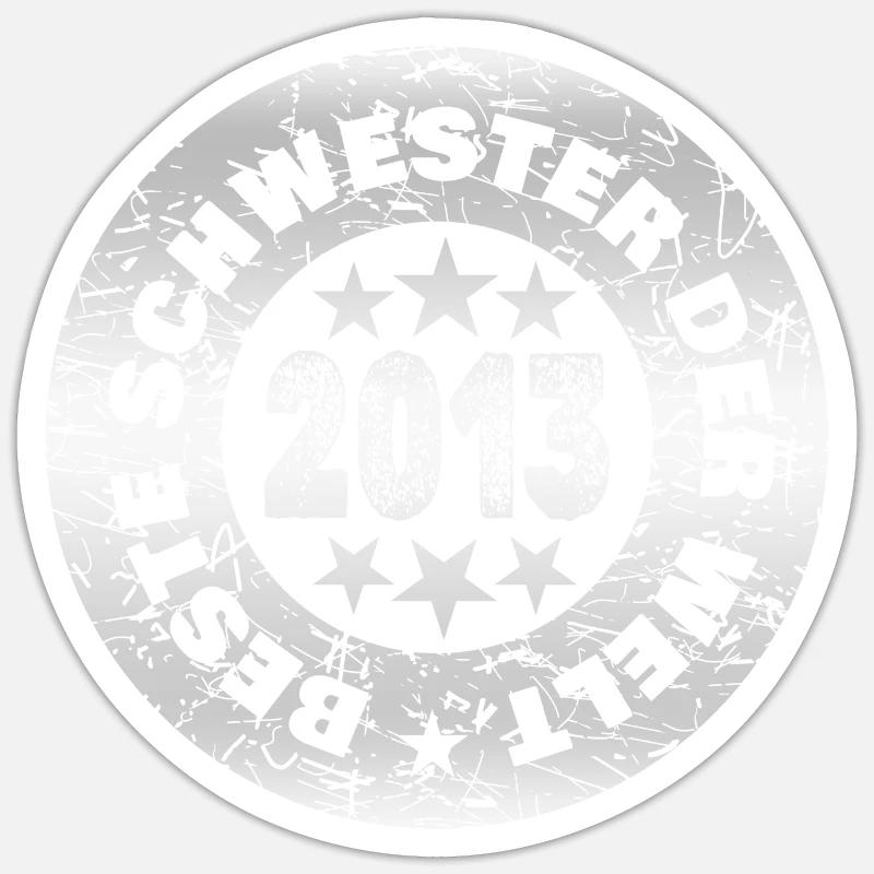 2013 Sticker Größe S (10 x 10 cm)