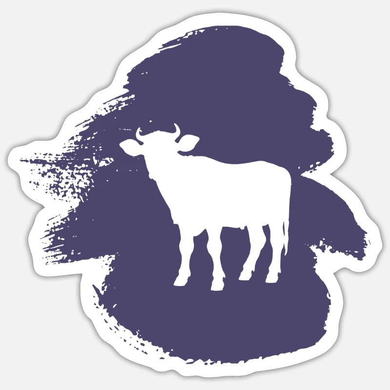 Beef Beef Beef - Sticker size S (10 x 10 cm) - white matte