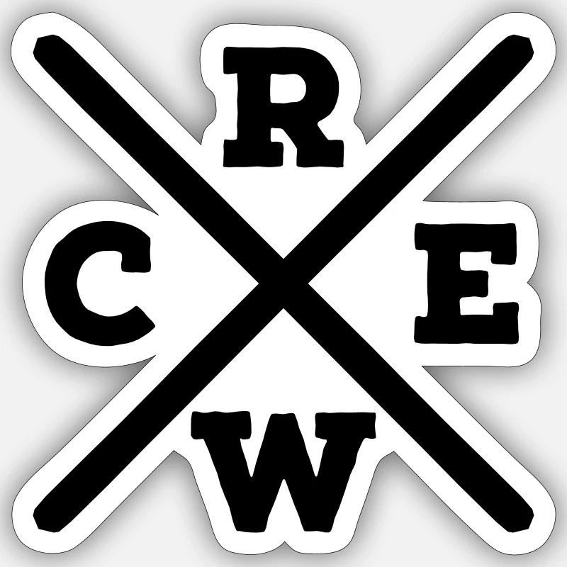 Équipage Sticker taille S (10 x 10 cm)