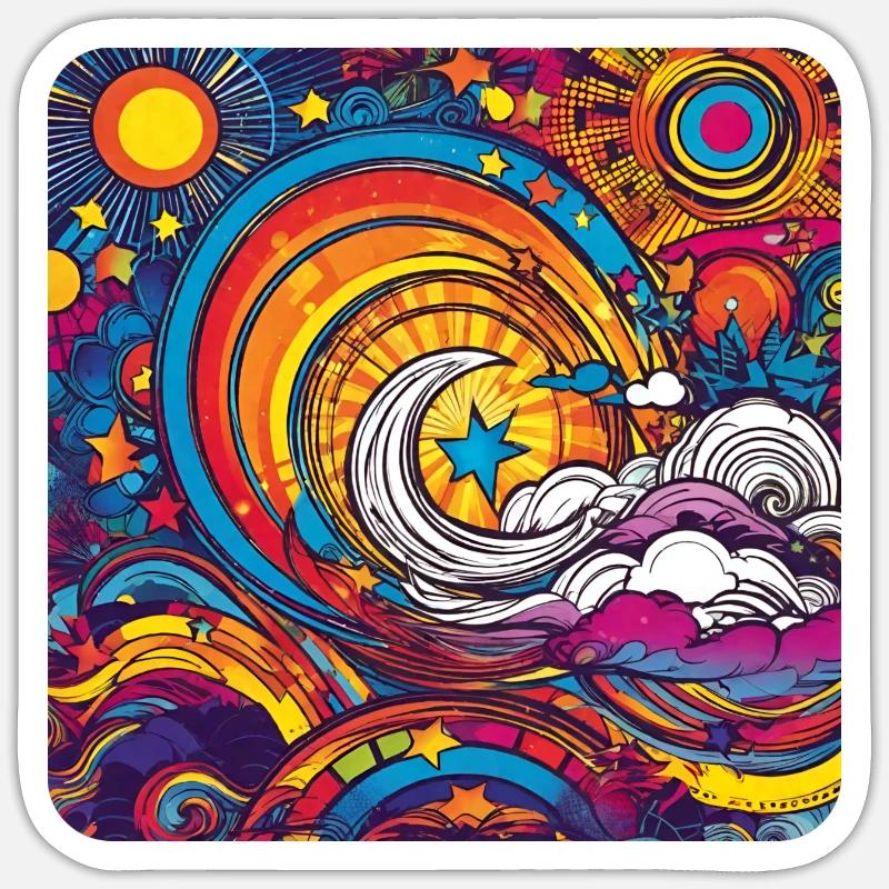 Sticker taille S (10 x 10 cm) - 