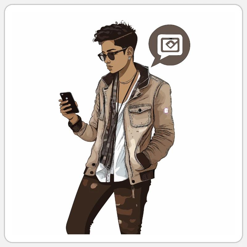 Sticker size S (10 x 10 cm) - 