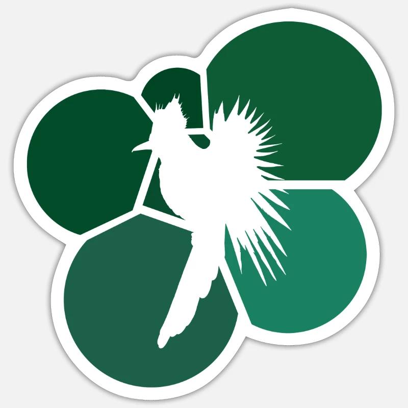 Calopsitte Drôle Calopsitte Sticker taille S (10 x 10 cm)