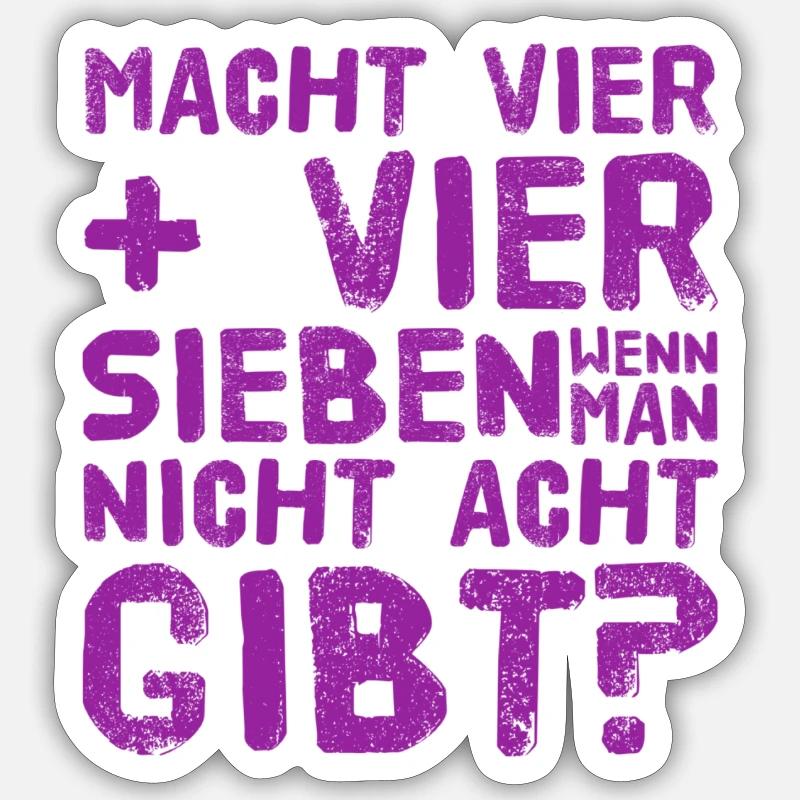 Sticker Größe S (10 x 10 cm) - 